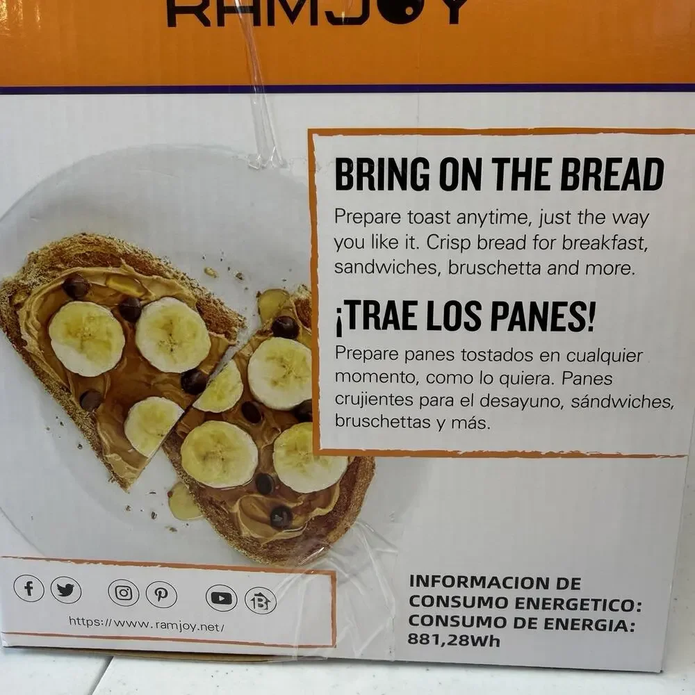 RAMJOY slice toaster